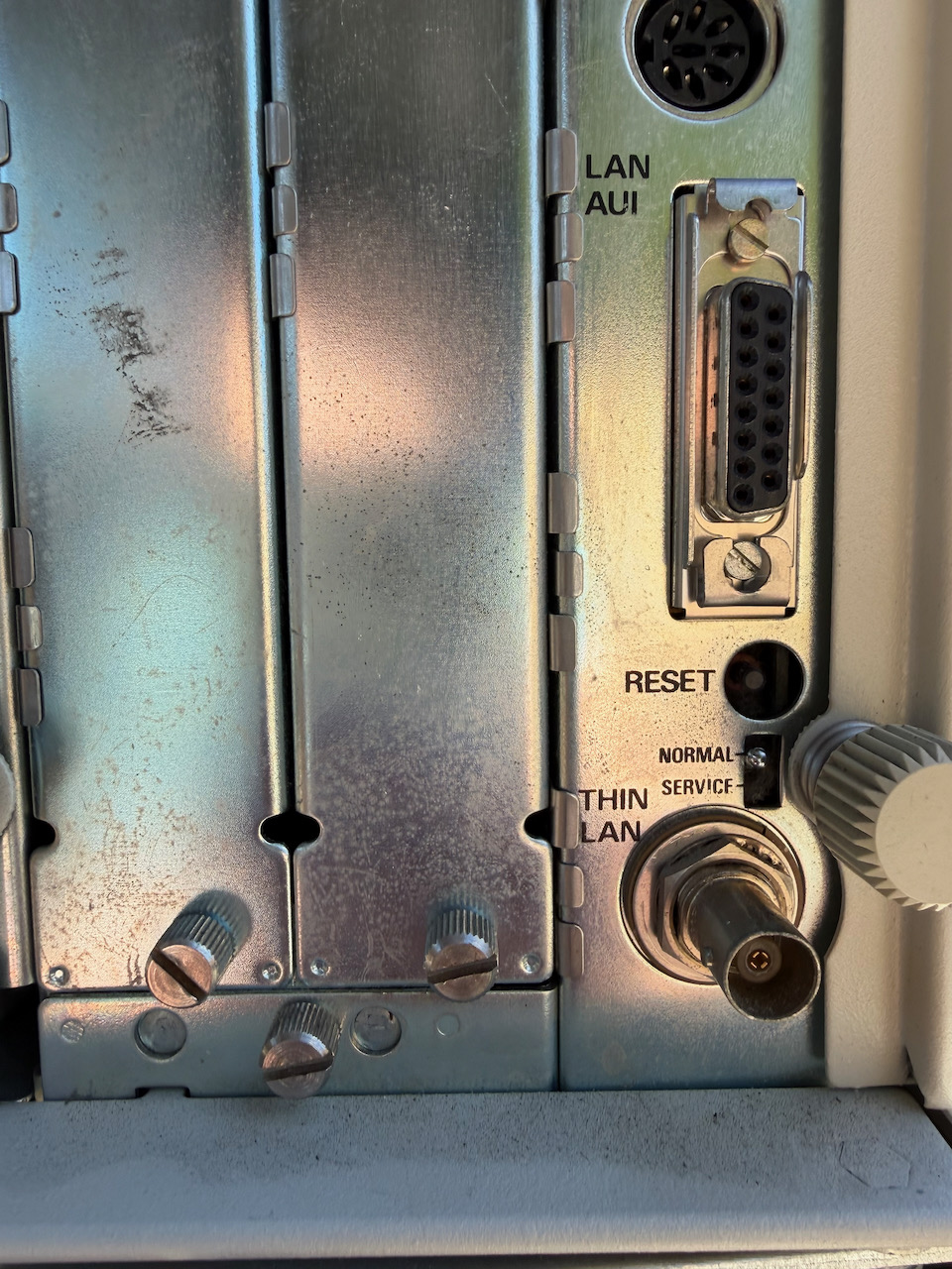 Service mode switch location