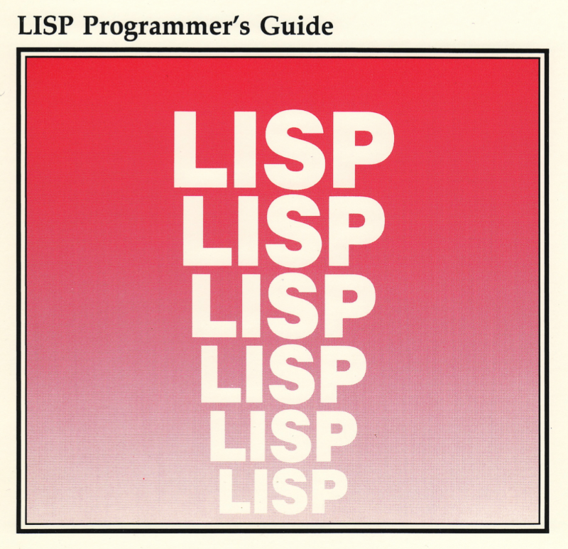 HP Common LISP cover