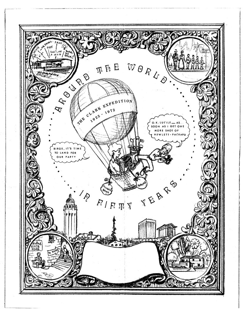 Card given to Birge Clark from CSS